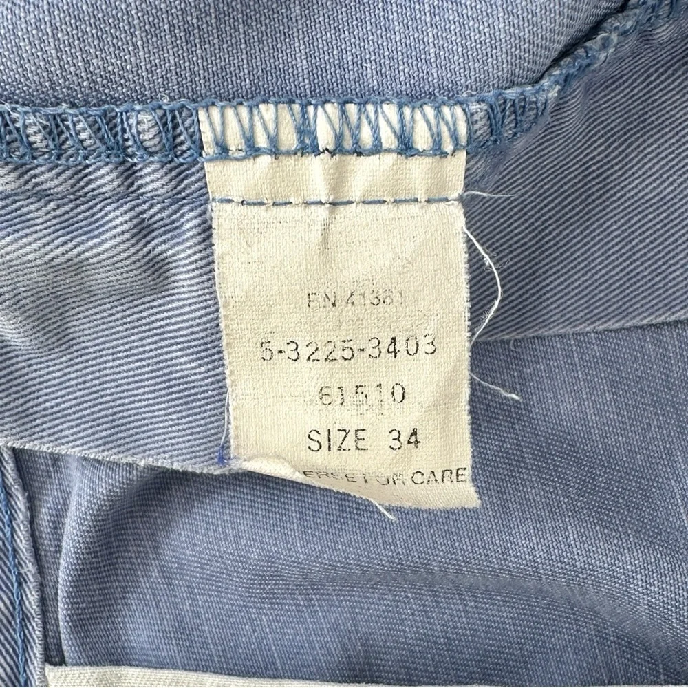 Polo Ralph Lauren RARE Vintage Made in USA Blue Cotton Shorts sz 34